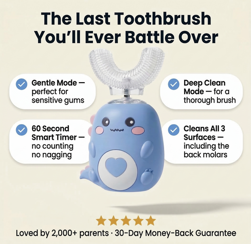 Dentosaur™ U-Shaped 360° Ultrasonic Toothbrush