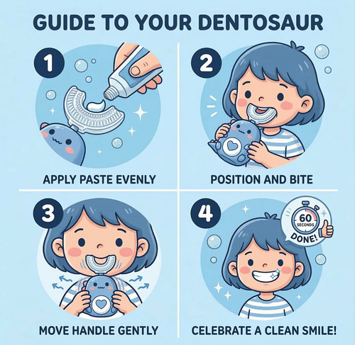 Dentosaur™ U-Shaped 360° Ultrasonic Toothbrush