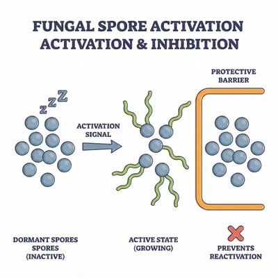 Prevents Spore Reactivation